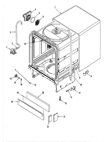 04 - Outer Tub parts for Jade Dishwasher RJDW2470A from AppliancePartsPros.com
