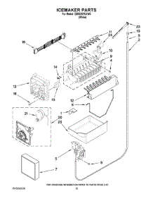 08 - Icemaker Parts parts for Maytag Refrigerator GB5526FEAW3 from AppliancePartsPros.com