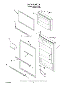 02 - Door Parts parts for Maytag Refrigerator A8RXNGFXD00 from AppliancePartsPros.com