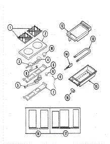 04 - Top Assembly / Gas Controls parts for Jade Range RJGR3671A from AppliancePartsPros.com