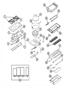 04 - Top Assembly / Gas Controls parts for Jade Range RJGR6067A from AppliancePartsPros.com