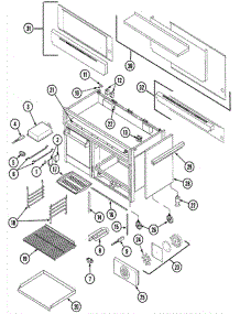 03 - Oven Body / Gas Controls parts for Jade Range RJGR6078A from AppliancePartsPros.com