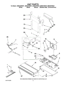 06 - Unit Parts parts for Maytag Refrigerator ABB2224WEW1 from AppliancePartsPros.com