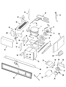 02 - Compressor parts for Jade Refrigerator RJRS4271A from AppliancePartsPros.com