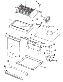 04 - Evaporator Compartment parts for Jade Refrigerator RJRS4271B from AppliancePartsPros.com