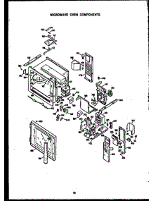 04 - Microwave Oven Components parts for Amana Range RKD395 from AppliancePartsPros.com
