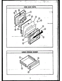 05 - Oven Door Parts parts for Amana Range RKD395 from AppliancePartsPros.com