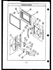 03 - Door And Latch Parts parts for Amana Range RKS394 from AppliancePartsPros.com