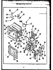 03 - Microwave Oven Components parts for Amana Range RKS395 from AppliancePartsPros.com