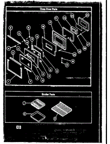 04 - Oven Door Parts parts for Amana Range RKS395 from AppliancePartsPros.com