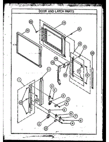 03 - Door And Latch Parts parts for Amana Range RKS-396 from AppliancePartsPros.com