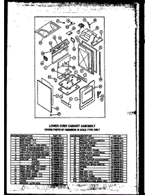 05 - Lower Oven Cabinet Assy parts for Amana Range RKS-396 from AppliancePartsPros.com