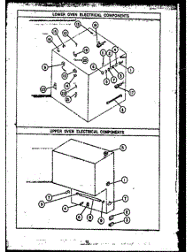06 - Lower Oven Electrical Components parts for Amana Range RKS-396 from AppliancePartsPros.com