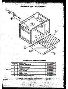 08 - Microwave Oven - Interior Parts parts for Amana Range RKS-396 from AppliancePartsPros.com