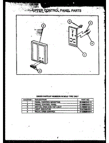 11 - Upper Control Panel Parts parts for Amana Range RKS-396 from AppliancePartsPros.com