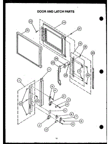 02 - Door And Latch Parts parts for Amana Range RKT-396 from AppliancePartsPros.com