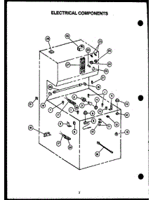 03 - Electrical Components parts for Amana Range RKT-396 from AppliancePartsPros.com
