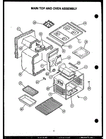 05 - Main Top And Oven Assy parts for Amana Range RKT-396 from AppliancePartsPros.com