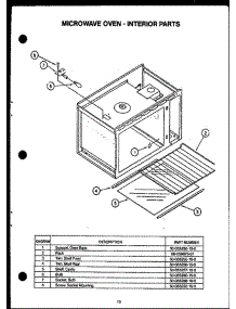 06 - Microwave Oven - Interior Parts parts for Amana Range RKT-396 from AppliancePartsPros.com