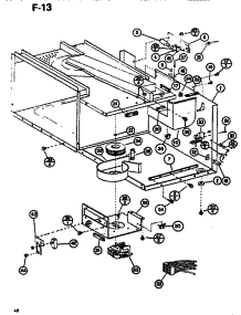 04 - Interior parts for Amana Microwave RL53A / P7578802M from AppliancePartsPros.com