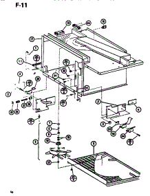 03 - Interior parts for Amana Microwave RL55 / P7548201M from AppliancePartsPros.com