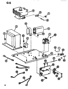 05 - Interior parts for Amana Microwave RL55 / P7548201M from AppliancePartsPros.com