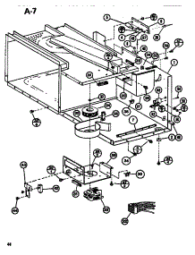 04 - Interior parts for Amana Microwave RL55A / P7548203M from AppliancePartsPros.com