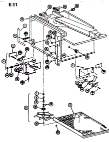 03 - Interior parts for Amana Microwave RL59 / P7547301M from AppliancePartsPros.com
