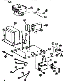 05 - Interior parts for Amana Microwave RL59A / P7547302M from AppliancePartsPros.com