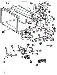 04 - Interior parts for Amana Microwave RL59A / P7547303M from AppliancePartsPros.com