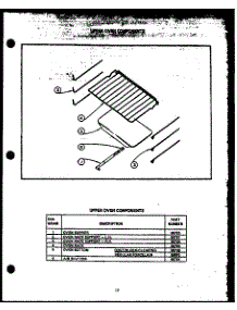 07 - Upper Oven Components parts for Amana Range RLA353 from AppliancePartsPros.com