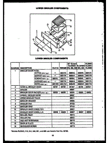 04 - Lw Broilercompnt N201e09 Lw Ovencompnt parts for Amana Range RLD395 from AppliancePartsPros.com
