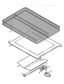 05 - Oven Components parts for Amana Range RLN345UL / P1142958N L from AppliancePartsPros.com