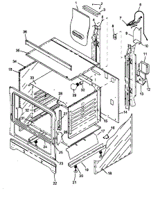 03 - Cabinet Assy parts for Amana Range RLN367UL / P1143179N L from AppliancePartsPros.com