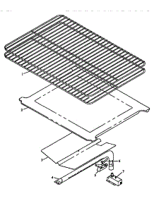 04 - Oven Components parts for Amana Range RLN380UW / P1143111N W from AppliancePartsPros.com