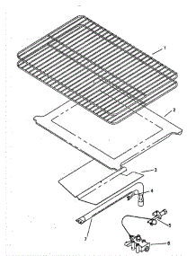 05 - Oven Components parts for Amana Range RLN385UWW / P1143147NWW from AppliancePartsPros.com