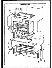 10 - Upper Oven Parts parts for Amana Range RLR398 from AppliancePartsPros.com