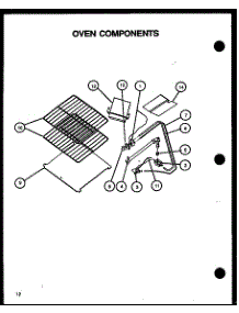 03 - Oven Components parts for Amana Range RLS258UW / P1141140N W from AppliancePartsPros.com