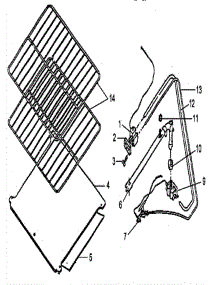 04 - Oven Components parts for Amana Range RLS270UL / P1142924N from AppliancePartsPros.com