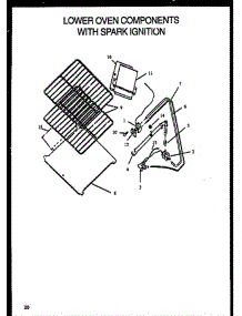 05 - Lower Oven Compnt With Spark Ign parts for Amana Range RLS346 from AppliancePartsPros.com