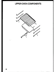 08 - Upper Oven Components parts for Amana Range RLS399 from AppliancePartsPros.com