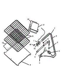 06 - Oven Components parts for Amana Range RLS669UW / P1142966N W from AppliancePartsPros.com