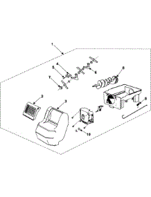09 - Ice Bin parts for Samsung Refrigerator RM255BARB from AppliancePartsPros.com
