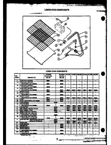 05 - Lower Oven Components parts for Amana Range RMA312 from AppliancePartsPros.com