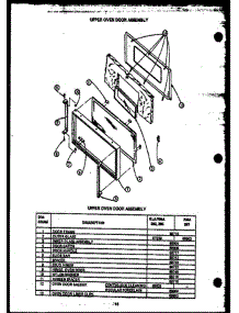11 - Upper Oven Door Assy parts for Amana Range RMA393 from AppliancePartsPros.com