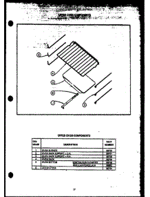 09 - Upper Oven Components parts for Amana Range RMA395 from AppliancePartsPros.com
