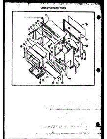 08 - Upper Oven Cabinet Parts parts for Amana Range RMA397 from AppliancePartsPros.com