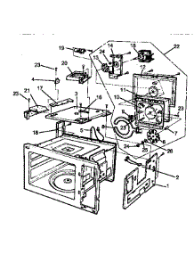 03 - Chassis Assy parts for Amana Microwave RMC800E / P1180501M from AppliancePartsPros.com