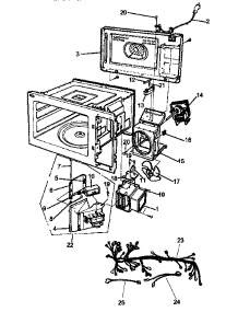 06 - Electronic Components parts for Amana Microwave RMC800E / P1180501M from AppliancePartsPros.com