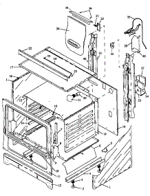 03 - Cabinet Section parts for Amana Range RMN381UL / P1142816N L from AppliancePartsPros.com